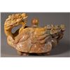 Image 2 : Carved Chinese Shoushan Stone Turtle Dragon Teapot