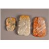 Image 2 : Set of 3: Chinese Carved Jade Pendants