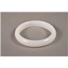 Image 2 : Chinese Translucent White Jade Bangle