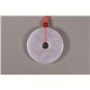 Image 2 : White Jadeite Bi Disc Ritual Pendant Certificate