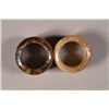 Image 4 : Pair of Chinese White Jade Archer's Rings