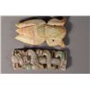 Image 1 : Pair Chinese Qing Period Jade Dragon & Cicada