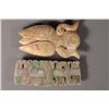 Image 2 : Pair Chinese Qing Period Jade Dragon & Cicada
