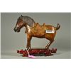Image 2 : Large Chinese Lavender Jade Model Saddled Horse