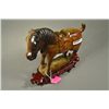 Image 3 : Large Chinese Lavender Jade Model Saddled Horse
