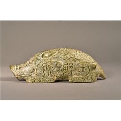 Chinese Large Song Jade Pig Sculpture Designs