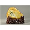 Image 2 : Chinese White Jade Boulder: Sage in Landscape