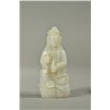 Image 2 : 19th Century Chinese Translucent White Jade Buddha