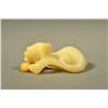 Image 2 : Chinese Yellow Jade Carved Recumbent Ox