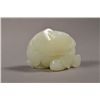 Image 2 : Translucent Chinese Jade Carving: Boy Holding Reed