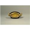 Image 2 : Large Rhino Horn Snuff Bottle w/ Bronze Lining