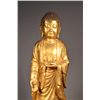 Image 2 : Tall Chinese Bronze Buddha in Draped Robes