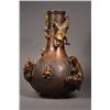Image 1 : Chinese Bronze Dragon Vase with Mark