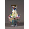 Image 2 : Chinese Cloisonne Vase Composite Flower Blooms