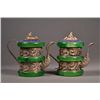 Image 2 : Pair Dragon Silver Pot Wrapped in Bangles