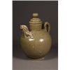 Image 3 : Chinese Celadon Teapot Lion Head Spout