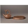 Image 2 : Chinese Yixing Teapot & Plate with Mark