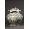 Image 4 : 19th C. Chinese BW Jar Foliate-Shaped Lid