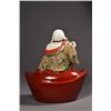 Image 2 : Chinese Porcelain Seated Buddha w/ Mark