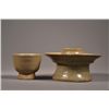 Image 2 : 12th C. Korean Koryo Celadon Flared Cup & Saucer