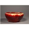 Image 1 : Chinese Red Flambe Glazed Porcelain Bowl