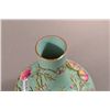 Image 5 : Chinese Turquoise Ground Peach Vase Qianlong
