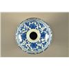 Image 2 : Chinese BW Meiping Lotus Vase Qianlong Marked