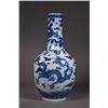 Image 1 : 19th Chinese Blue & White Porcelain Vase Jiaqing