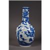 Image 3 : 19th Chinese Blue & White Porcelain Vase Jiaqing