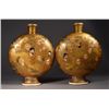 Image 1 : Pair 19th Century Japanese Satsuma Flask