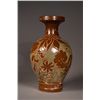 Image 2 : Chinese Porcelain Vase Incised Bird & Qing Mark