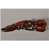 Image 2 : Chinese Horn Openwork Carved Twisting Scepter