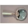 Image 3 : Chinese Republic Magnifying Glass Jade Handle