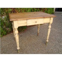 Antique French painted table circa 1850