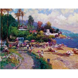 Caribbean Beach by Carla Ponti 24x30 S/N