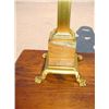 Image 2 : French Empire style brass table lamp