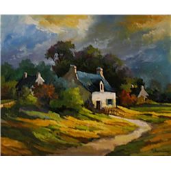 Boidon5_CountryHome Oil 23 x 25-French Artist