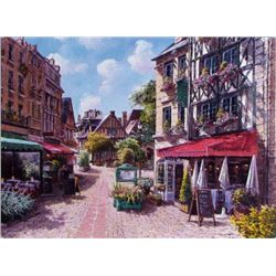 Parisian Cafe By Marks Original Giclee 24 x 32 S/N
