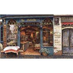 Le Bistro Cafe By Blanchard Giclee 24 x 32 S/N