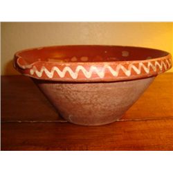 French Alsatian mixing bowl tian late 1800's