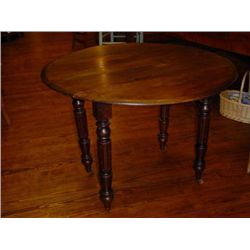 Antique Louis Philippe table drop leaves 1870
