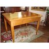 Image 2 : French Farm table with one drawer circa 1850