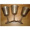 Image 1 : WW2 GERMAN OFFICER WINE GOBLETS SS