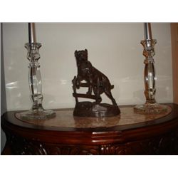 ANTIQUE C.VALTON SCLUPTURE MASTIFF