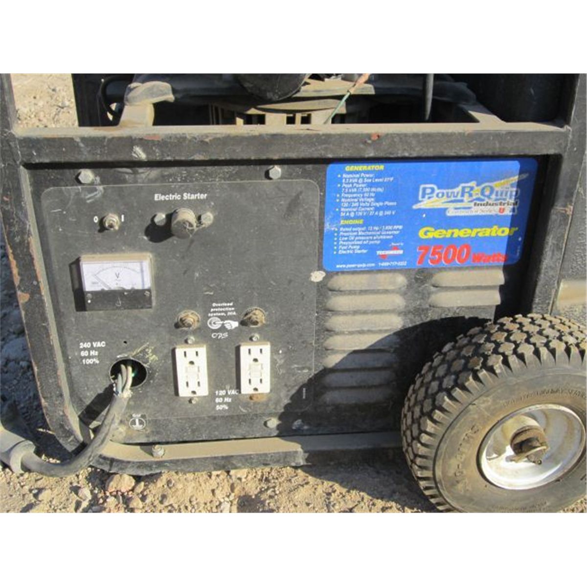 PowrQuip 13 Hp 7,500 Watt Generator