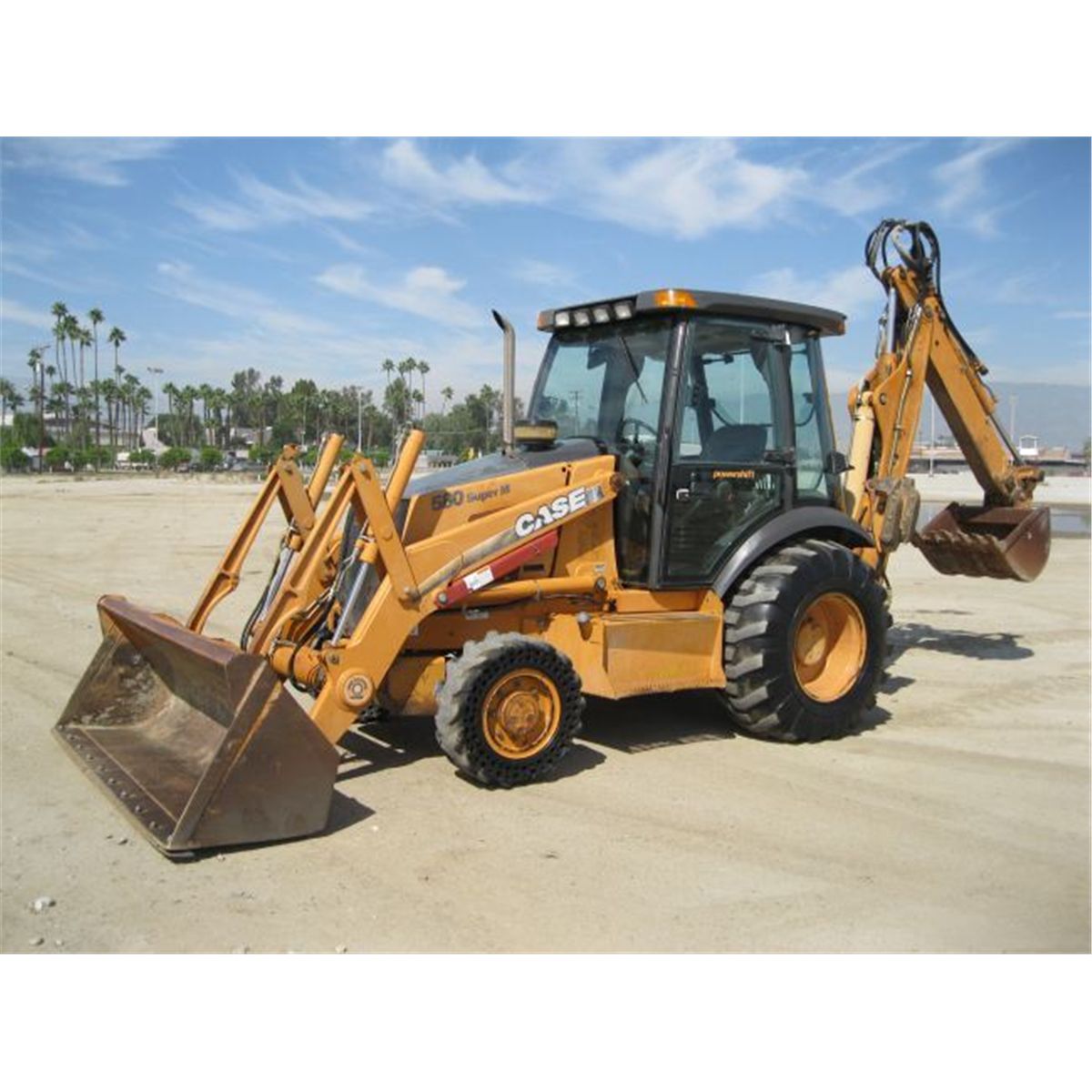 2002 Case 580 Super M 4x4 Loader Backhoe