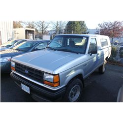 1992 GREY FORD RANGER 2DR P/U SPORT SERIES