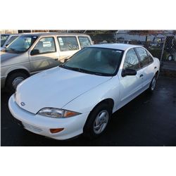 1997 WHITE CHEVY CAVALIER 4 DR SDN 88,768KM GAS
