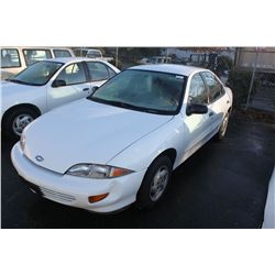 1997 WHITE CHEVY CAVALIER 4 DR SDN 83,153KM GAS