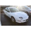 Image 2 : 1999 WHITE PONTIAC SUNFIRE 4 DR SEDAN